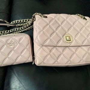 Kate spade small quilted shoulder bag